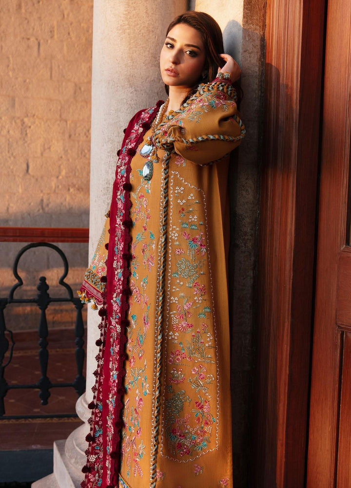 Noemei By Republic Womenswear Embroidered Khaddar Suits Unstitched 3 Piece RW23N D2-A - Luxury Winter Collection