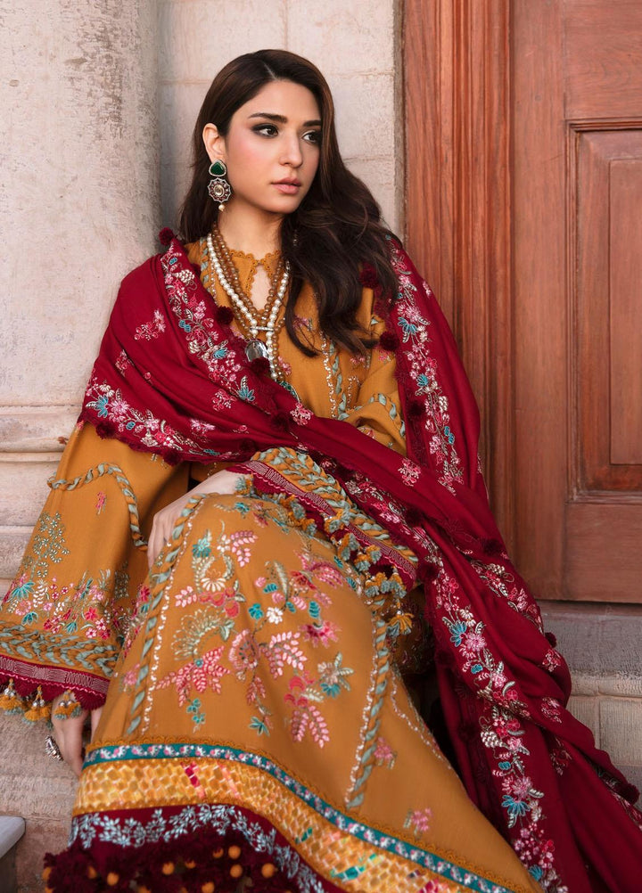 Noemei By Republic Womenswear Embroidered Khaddar Suits Unstitched 3 Piece RW23N D2-A - Luxury Winter Collection