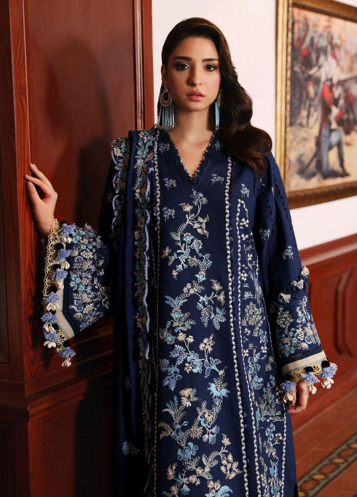 Noemei By Republic Womenswear Embroidered Khaddar Suits Unstitched 3 Piece RW23N D2-B - Luxury Winter Collection