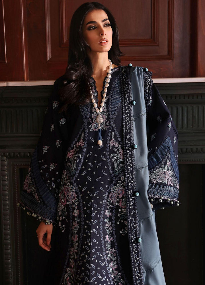 Noemei By Republic Womenswear Embroidered Khaddar Suits Unstitched 3 Piece RW23N D5-B - Luxury Winter Collection