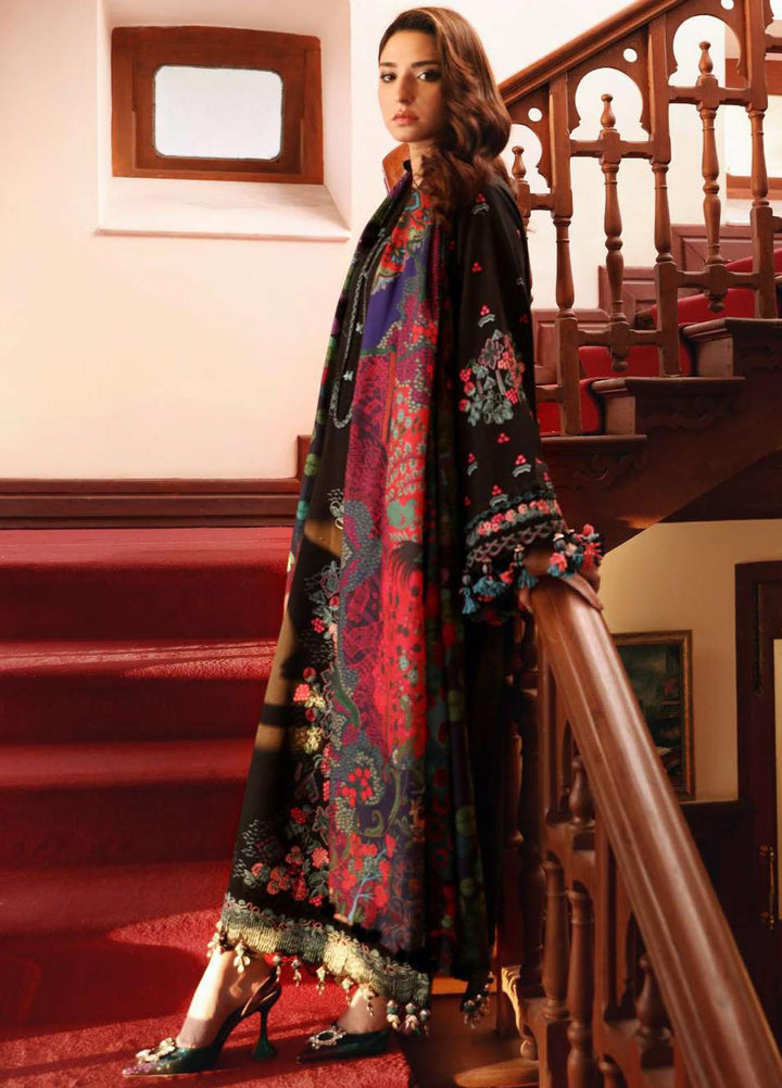 Noemei By Republic Womenswear Embroidered Karandi Suits Unstitched 3 Piece RW23N D6-A - Luxury Winter Collection