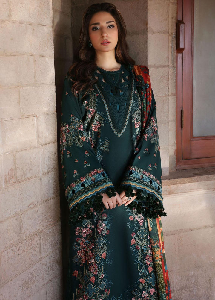 Noemei By Republic Womenswear Embroidered Karandi Suits Unstitched 3 Piece RW23N D6-B - Luxury Winter Collection