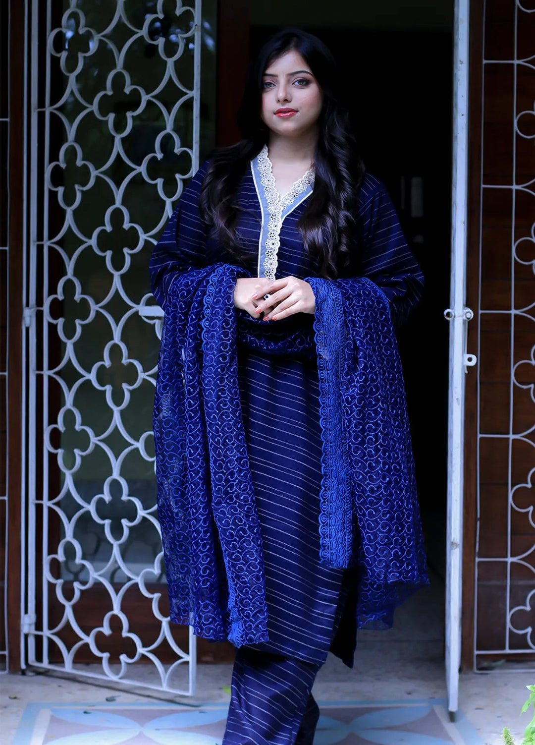 Solid Khaddar 3 Piece Suit