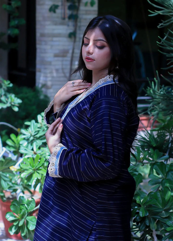 Solid Khaddar 3 Piece Suit