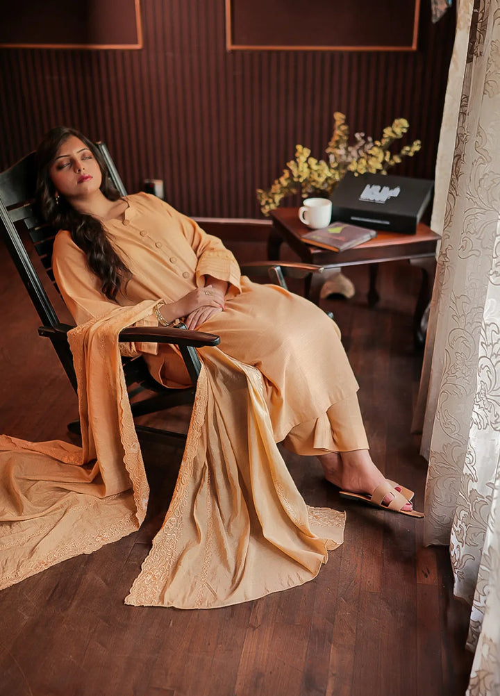 Noon by Khair-ul-Wara Solid Slub Khaddar Suit Unstitched 2 Piece KUWN25 Sunneri - Winter Collection