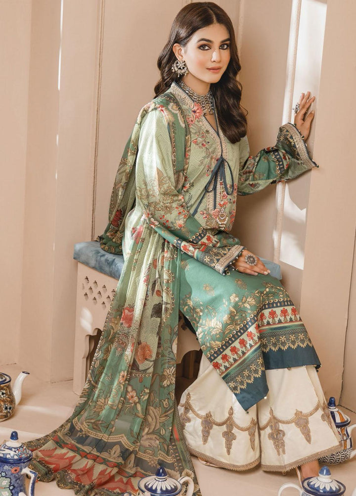 Noor Bano by Anaya Embroidered Cambric Suits Unstitched 3 Piece AKC21NB AEC21-01 SHAHNAZ - Winter Collection