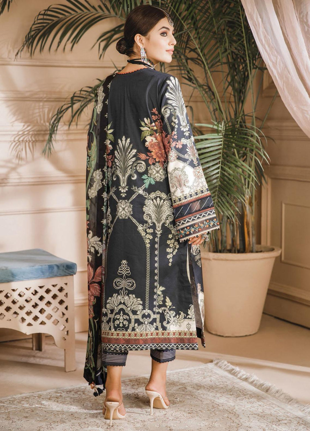 Noor Bano by Anaya Embroidered Cambric Suits Unstitched 3 Piece AKC21NB AEC21-04 AZMINA - Winter Collection