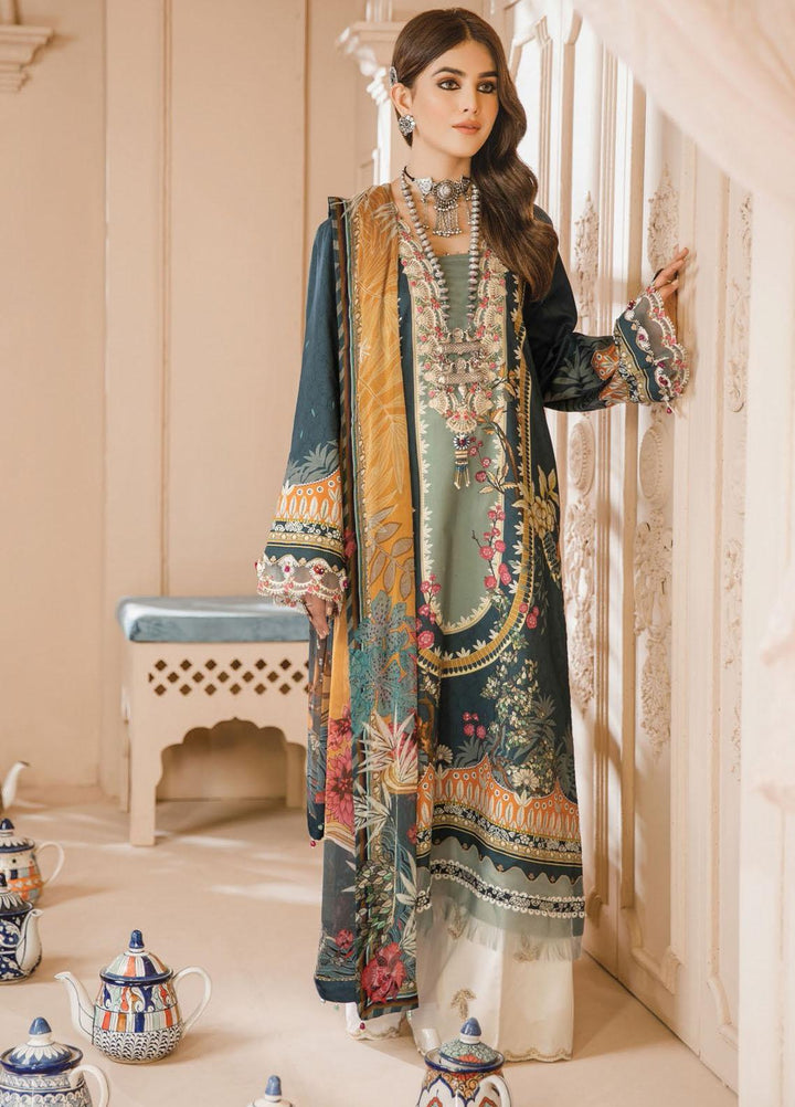 Noor Bano by Anaya Embroidered Cambric Suits Unstitched 3 Piece AKC21NB AEC21-06 SHAHZEEN - Winter Collection