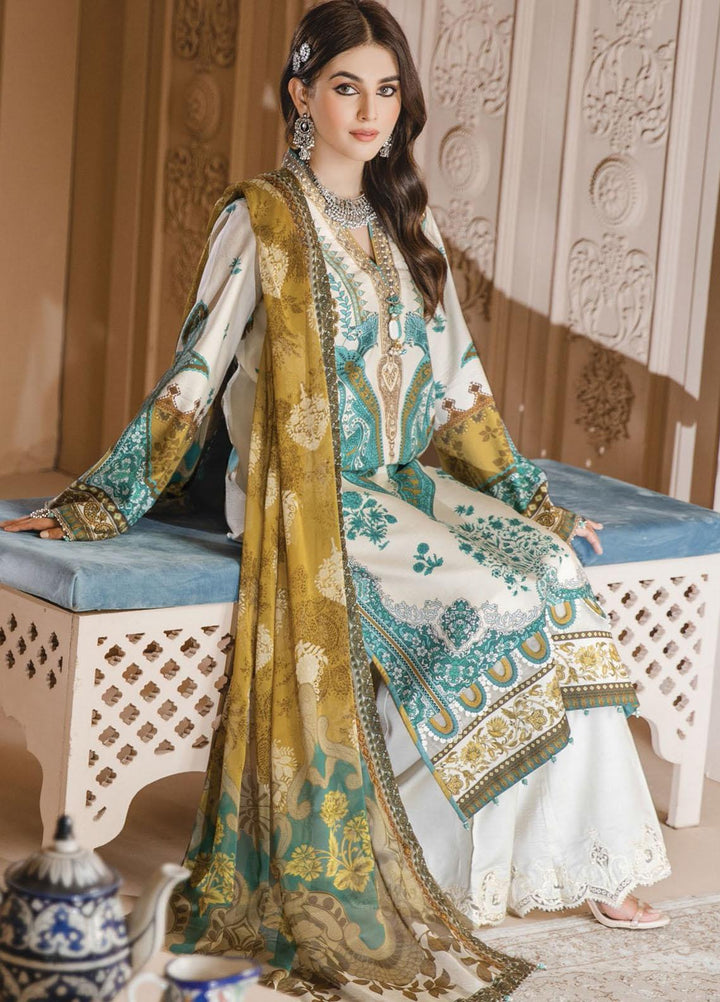 Noor Bano by Anaya Embroidered Cambric Suits Unstitched 3 Piece AKC21NB AEC21-08 NUREH - Winter Collection