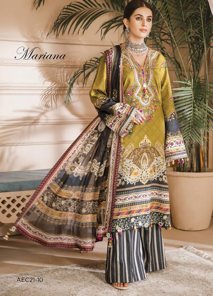 Noor Bano by Anaya Embroidered Cambric Suits Unstitched 3 Piece AKC21NB AEC21-10 MARIANA - Winter Collection