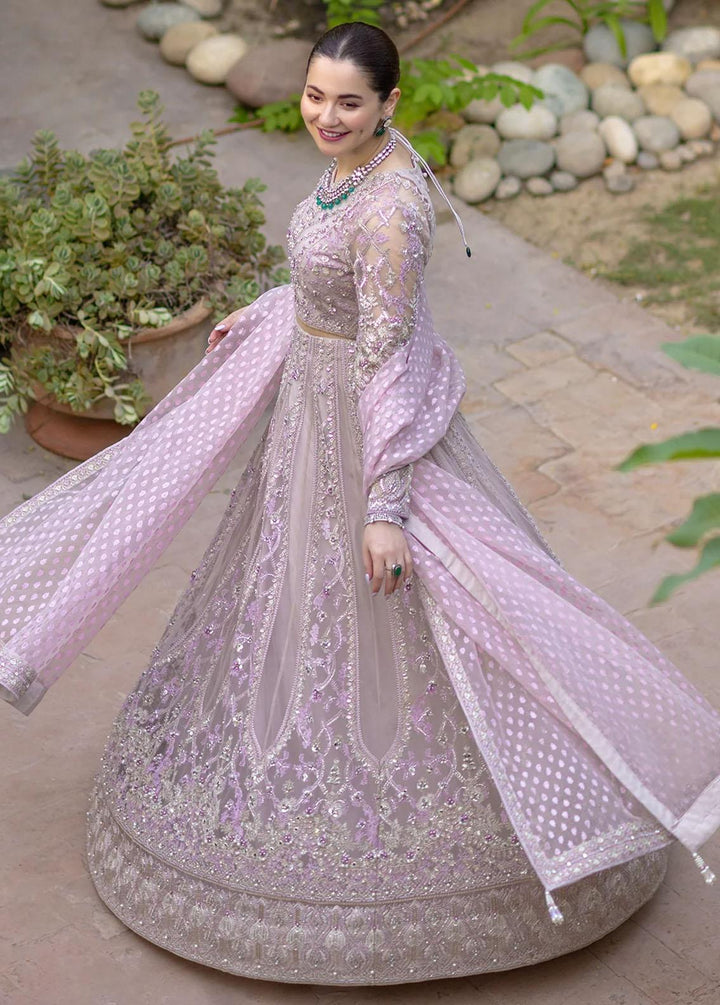 Noor By Azzal Embroidered Net Suits Unstitched 4 Piece AZZ23N D-08 Kyra - Luxury Collection