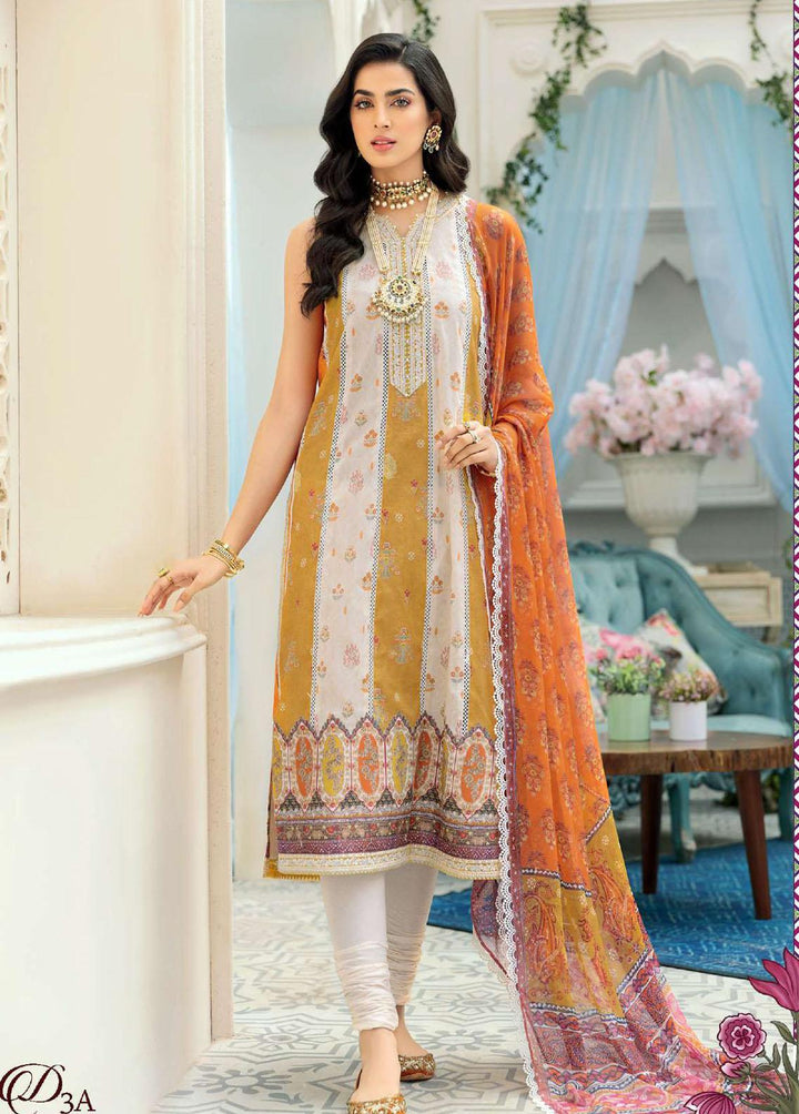 Noor by Saadia Asad Embroidered Lawn Suits Unstitched 3 Piece SA22N D3A - Summer Collection