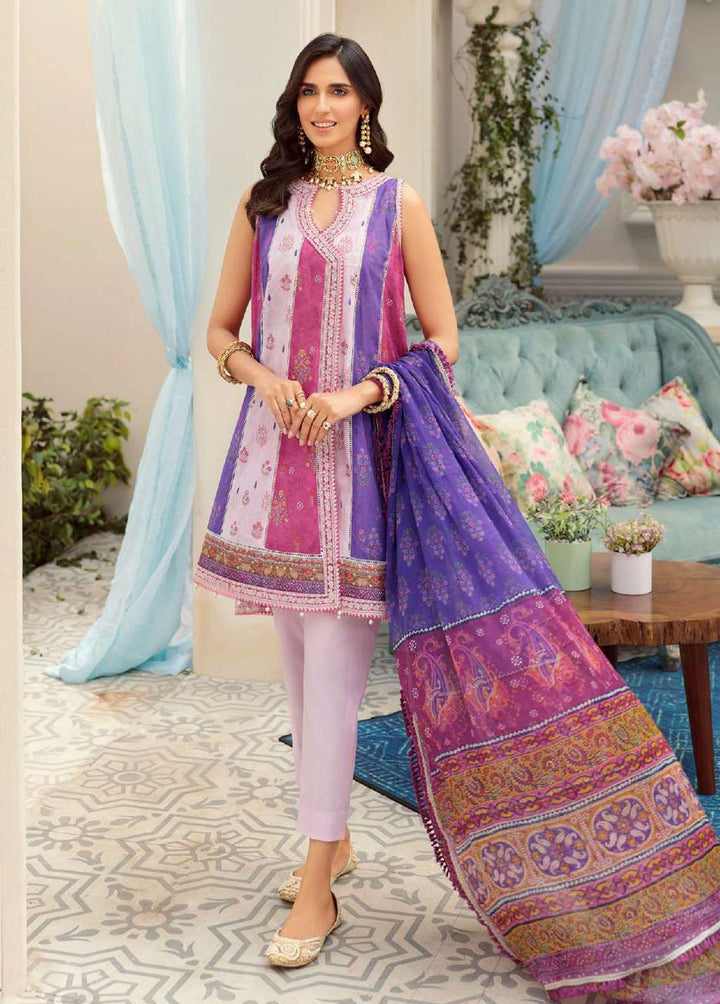 Noor by Saadia Asad Embroidered Lawn Suits Unstitched 3 Piece SA22N D3B - Summer Collection