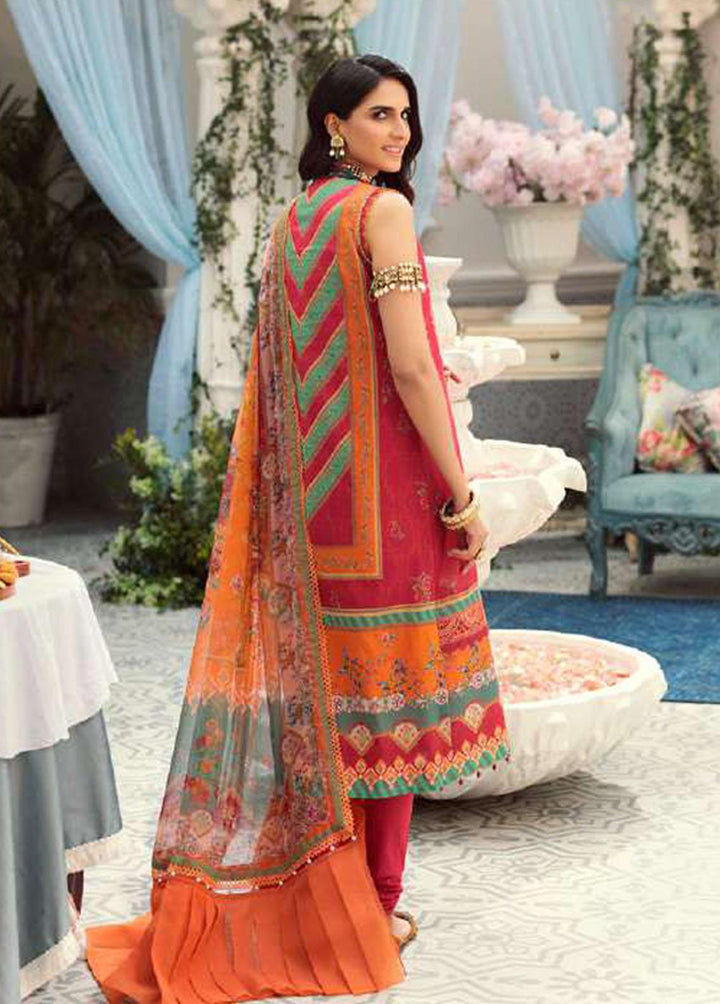 Noor by Saadia Asad Embroidered Lawn Suits Unstitched 3 Piece SA22N D5A - Summer Collection