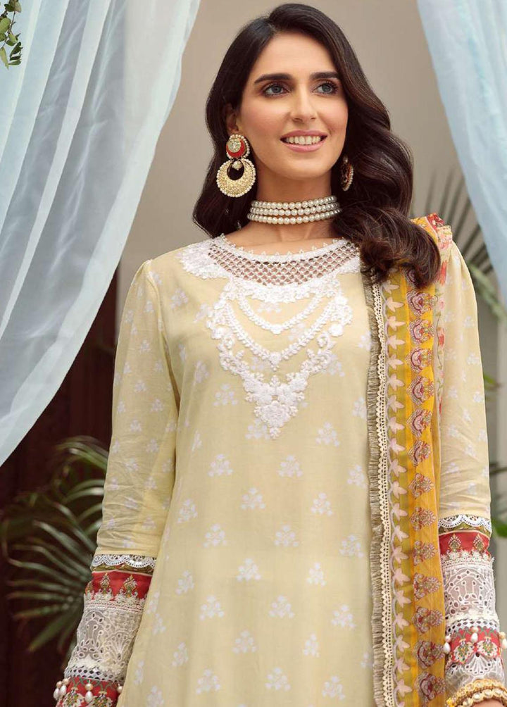 Noor by Saadia Asad Embroidered Lawn Suits Unstitched 3 Piece SA22N D7B - Summer Collection