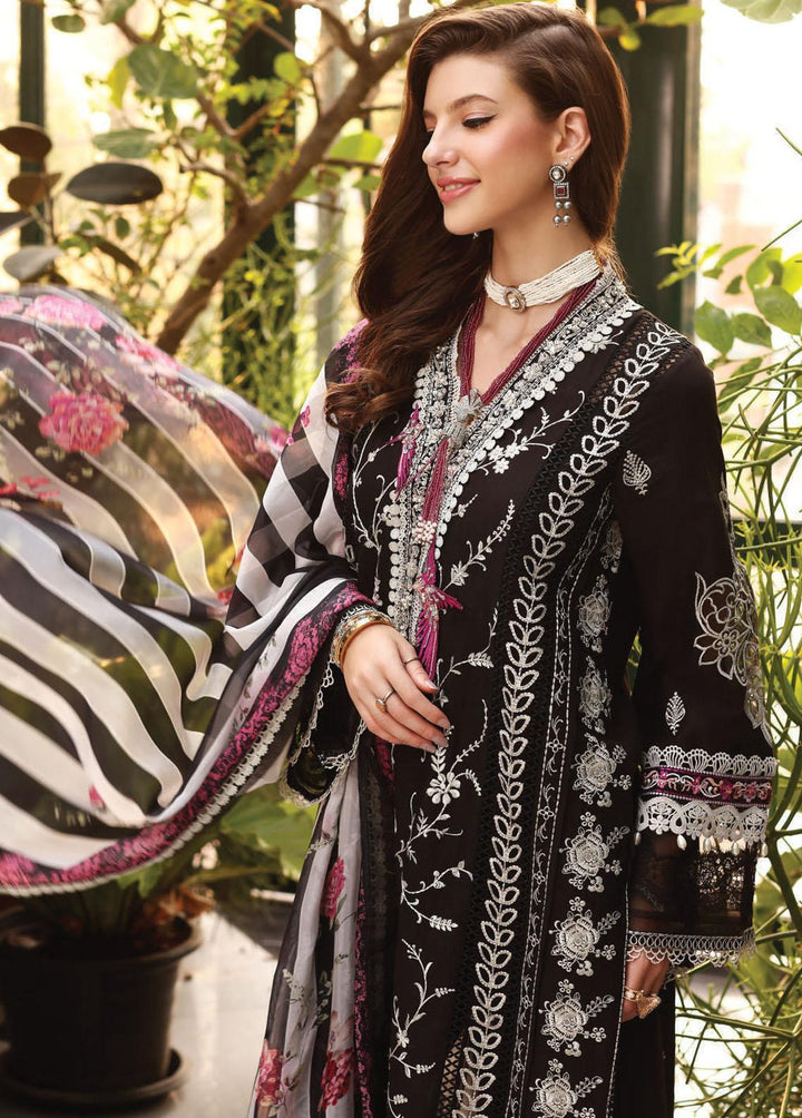 Noor by Saadia Asad Embroidered Lawn Suits Unstitched 3 Piece NSA23E D2 - Eid Collection