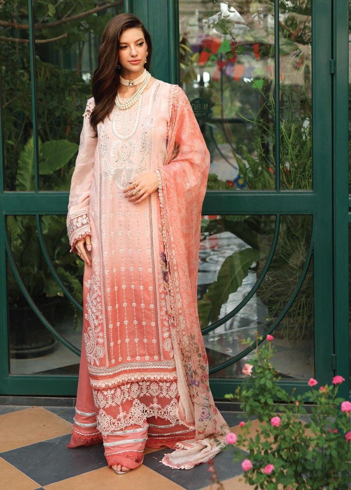 Noor by Saadia Asad Embroidered Lawn Suits Unstitched 3 Piece NSA23E D3 - Eid Collection