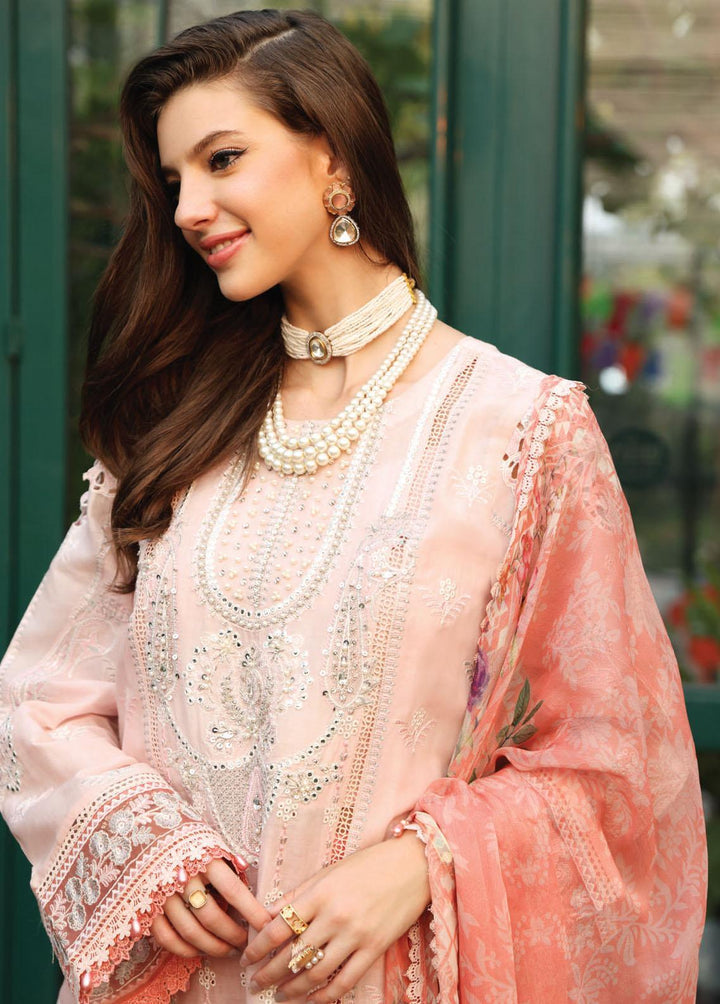 Noor by Saadia Asad Embroidered Lawn Suits Unstitched 3 Piece NSA23E D3 - Eid Collection