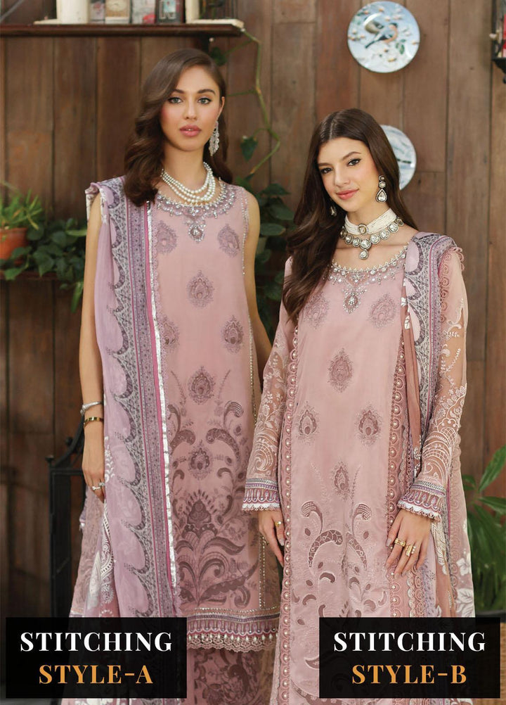 Noor by Saadia Asad Embroidered Lawn Suits Unstitched 3 Piece NSA23E D6 - Eid Collection
