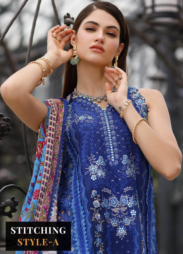 Noor By Saadia Asad Embroidered Lawn Suits Unstitched 3 Piece NSA23ESL D11 Lia - Eid Collection
