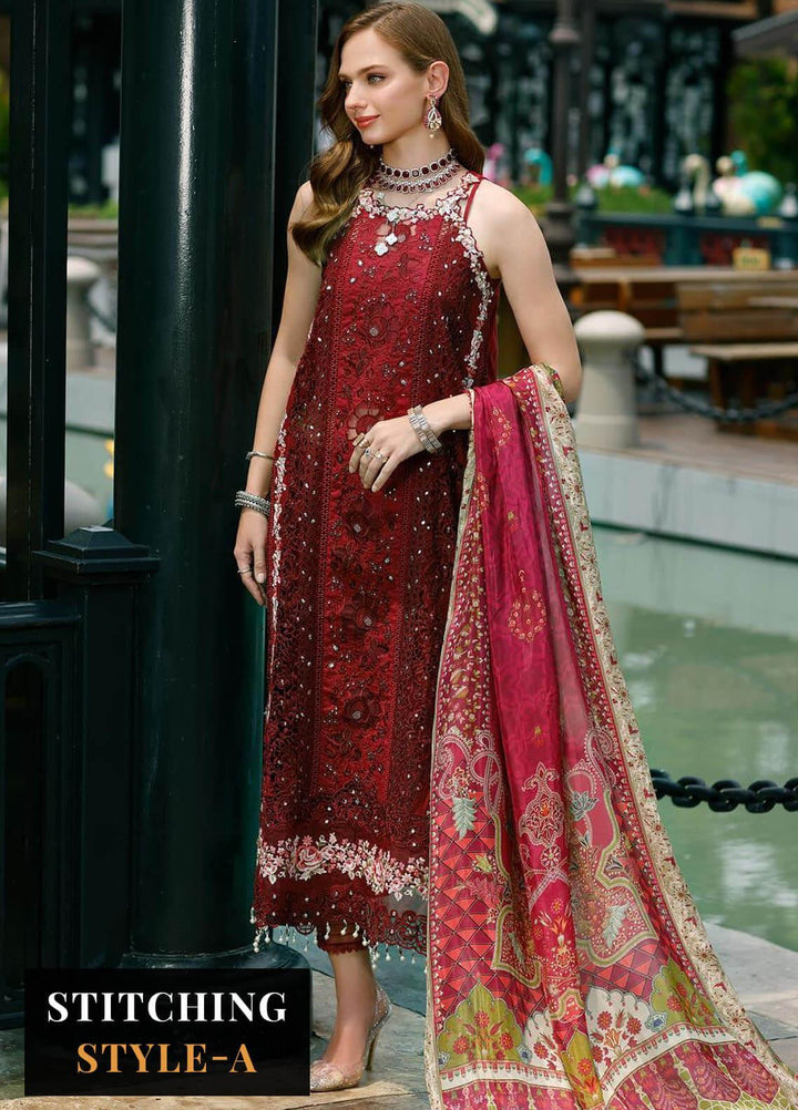 Noor By Saadia Asad Embroidered Lawn Suits Unstitched 3 Piece NSA23ESL D12 Elara - Eid Collection