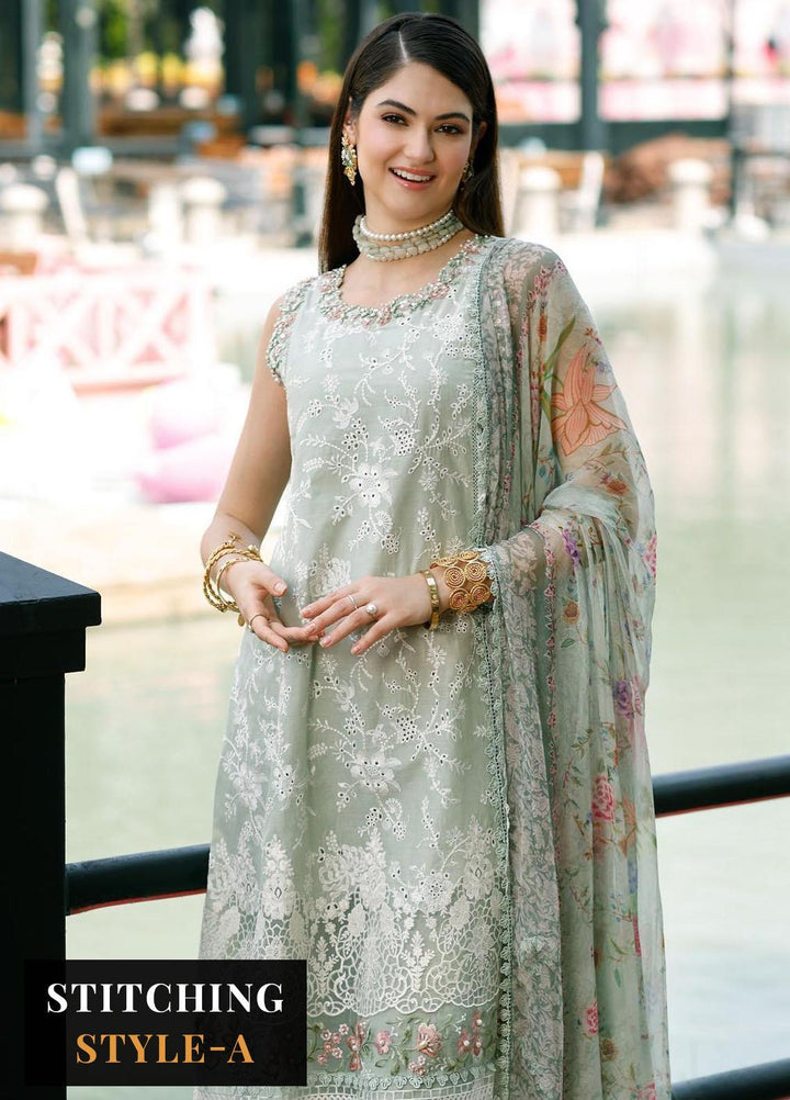 Noor By Saadia Asad Embroidered Lawn Suits Unstitched 3 Piece NSA23ESL D5 Sabeena - Eid Collection