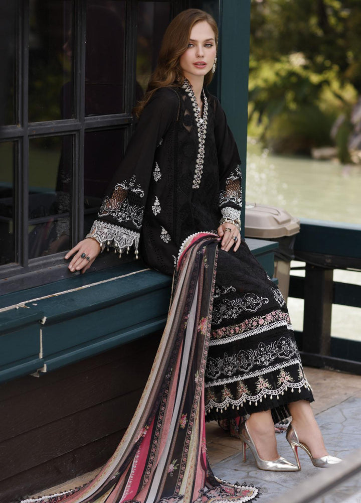 Noor By Saadia Asad Embroidered Lawn Suits Unstitched 3 Piece NSA23ESL D6 Fiya - Eid Collection