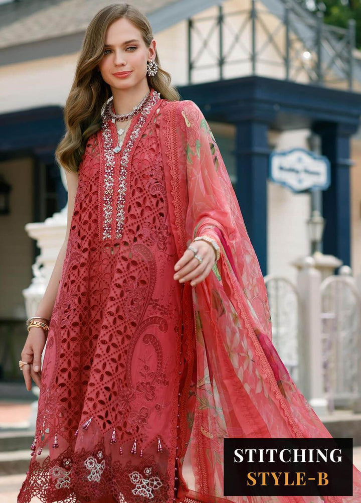Noor By Saadia Asad Embroidered Lawn Suits Unstitched 3 Piece NSA23ESL D8 Liana - Eid Collection