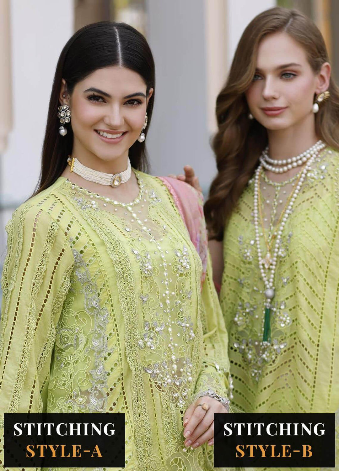 Noor By Saadia Asad Embroidered Lawn Suits Unstitched 3 Piece NSA23ESL D9 Livia - Eid Collection