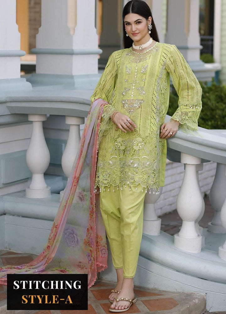 Noor By Saadia Asad Embroidered Lawn Suits Unstitched 3 Piece NSA23ESL D9 Livia - Eid Collection