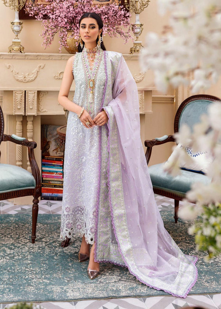 Noor by Saadia Asad Embroidered Lawn Suits Unstitched 3 Piece NSA22L D9 - Eid Collection