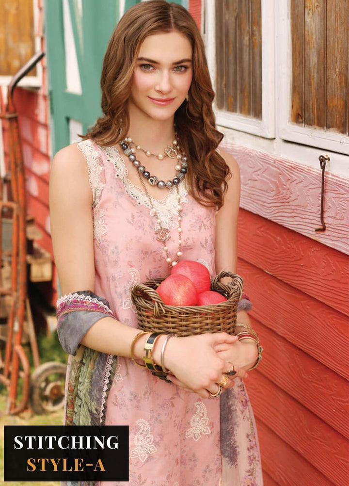 Noor by Saadia Asad Embroidered Lawn Suits Unstitched 3 Piece NSA23EP D1 Romila - Eid Collection