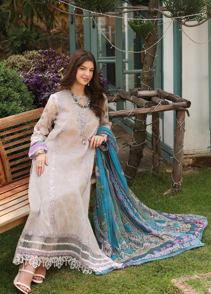 Noor by Saadia Asad Embroidered Lawn Suits Unstitched 3 Piece NSA23EP D4 Raya - Eid Collection