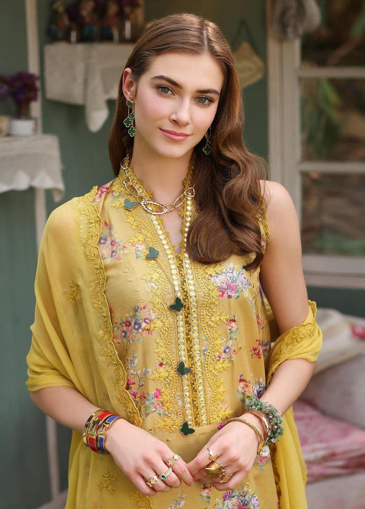Noor by Saadia Asad Embroidered Lawn Suits Unstitched 3 Piece NSA23EP D5 Myla - Eid Collection