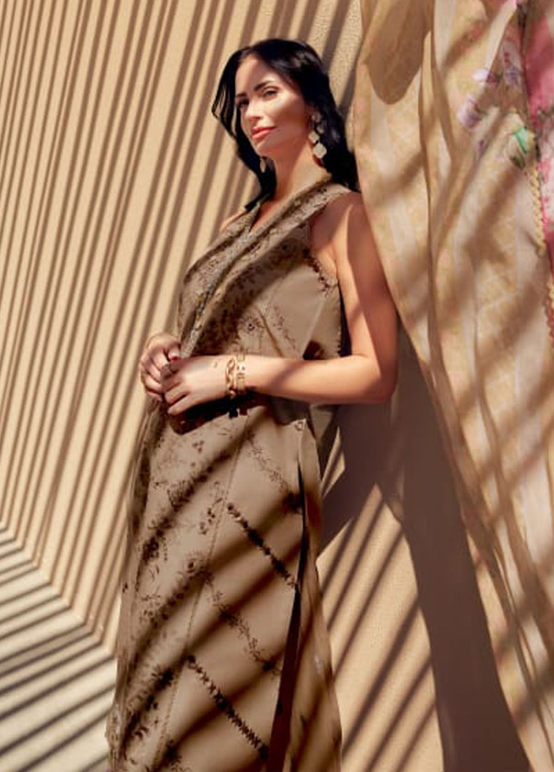 Noor by Saadia Asad Embroidered Lawn Suit Unstitched 3 Piece NSA24E D8 - Summer Collection