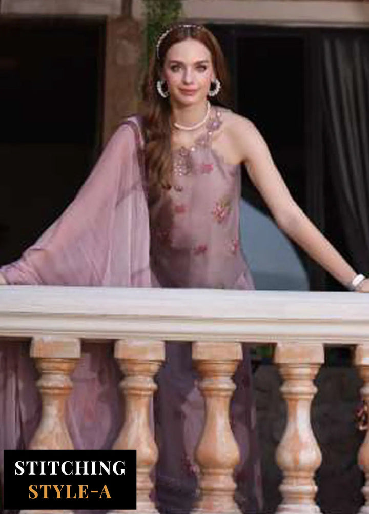 Noor by Saadia Asad Embroidered Lawn Suits Unstitched 3 Piece NSA24EL D4 - Luxury Collection