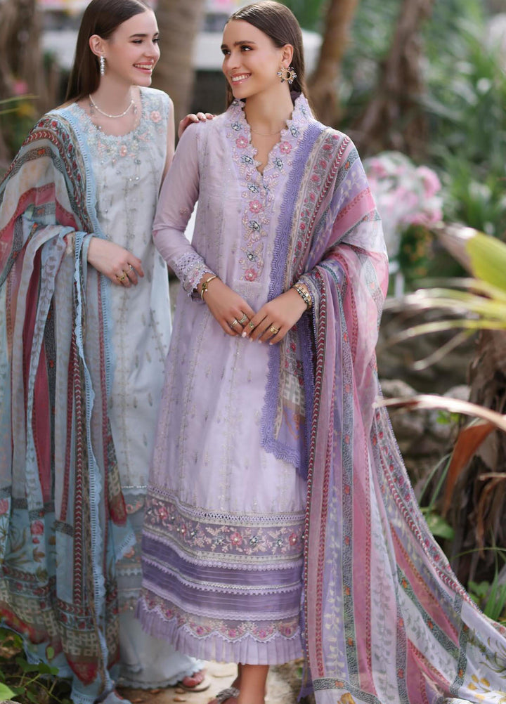 Noor by Saadia Asad Embroidered Lawn Suits Unstitched 3 Piece NSA24LP D3-A - Summer Collection