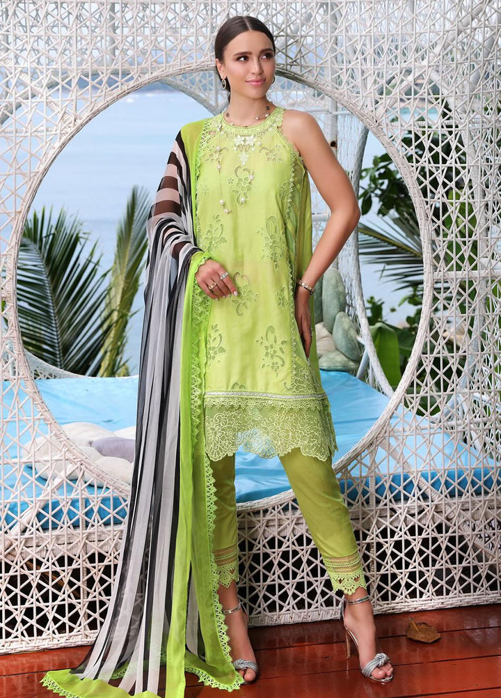 Noor by Saadia Asad Embroidered Lawn Suits Unstitched 3 Piece NSA24LP D8-B - Summer Collection