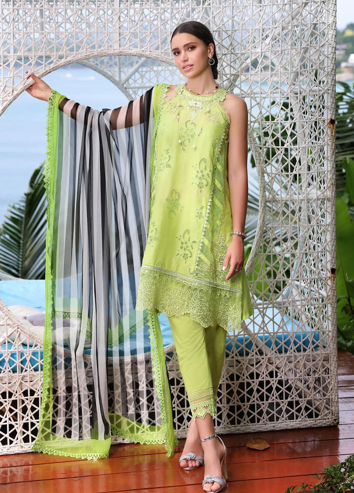 Noor by Saadia Asad Embroidered Lawn Suits Unstitched 3 Piece NSA24LP D8-B - Summer Collection