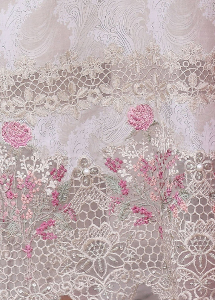 Noor by Saadia Asad Embroidered Lawn Suits Unstitched 3 Piece NSA25EC D-04 - Summer Collection