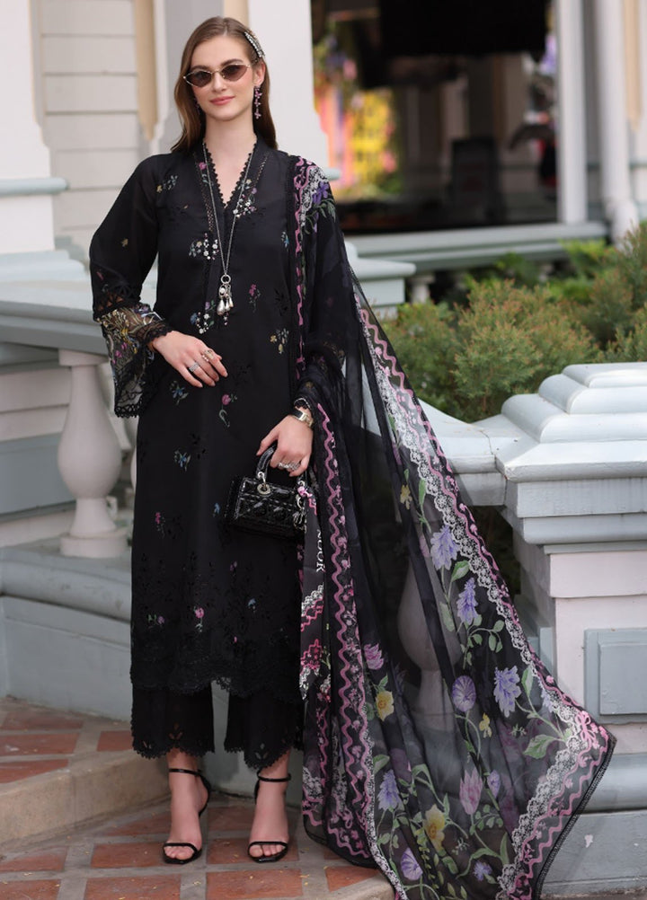 Noor by Saadia Asad Embroidered Lawn Suits Unstitched 3 Piece NSA25EC D-05 - Summer Collection