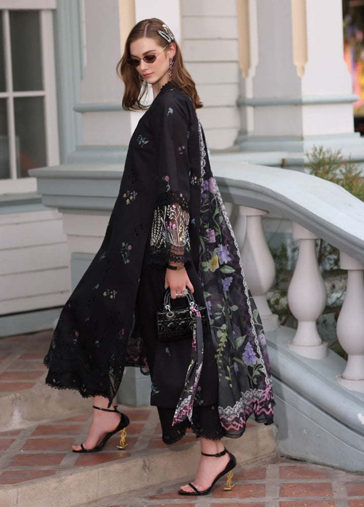 Noor by Saadia Asad Embroidered Lawn Suits Unstitched 3 Piece NSA25EC D-05 - Summer Collection