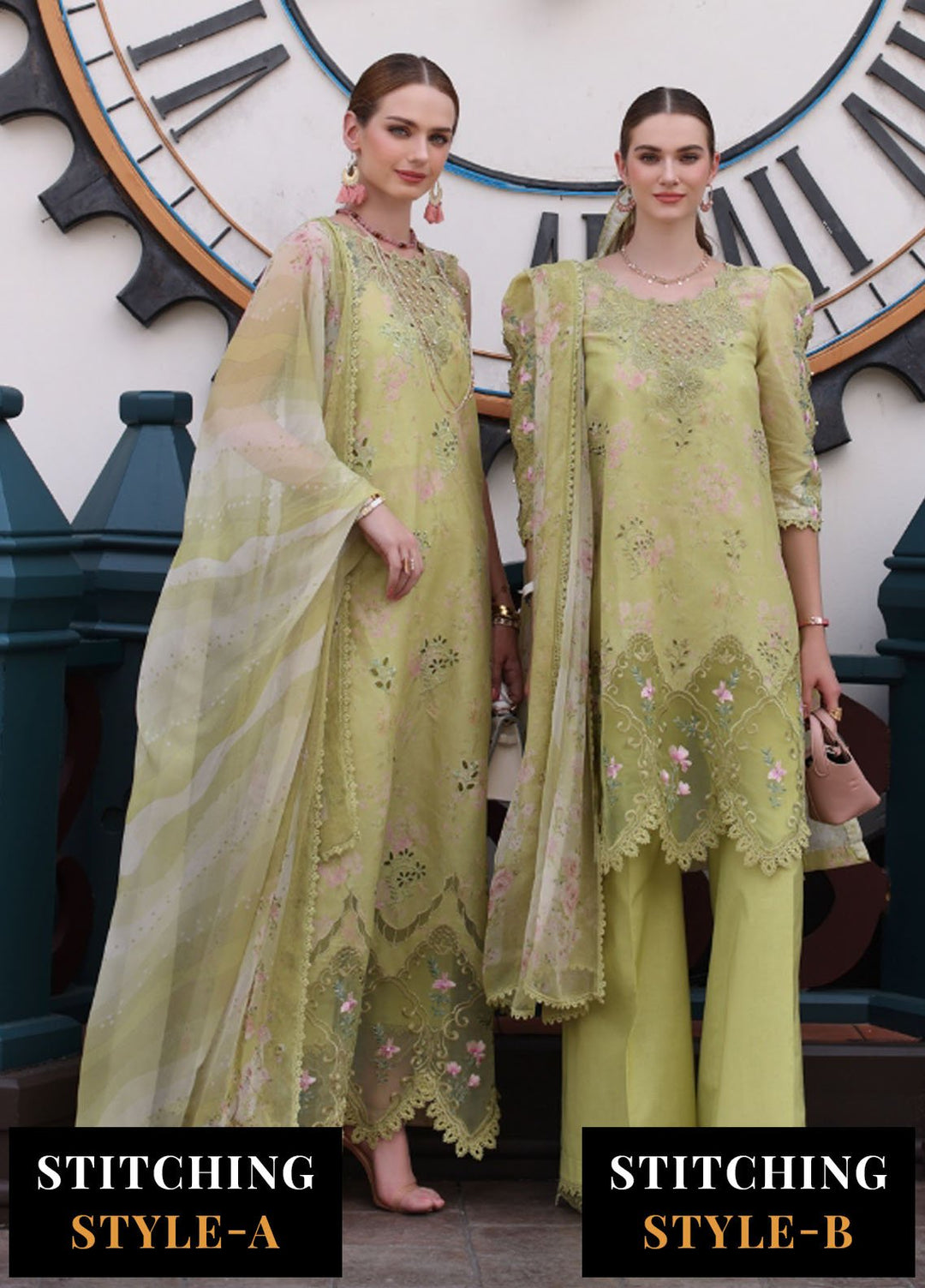 Noor by Saadia Asad Embroidered Lawn Suits Unstitched 3 Piece NSA25EC D-08 - Summer Collection