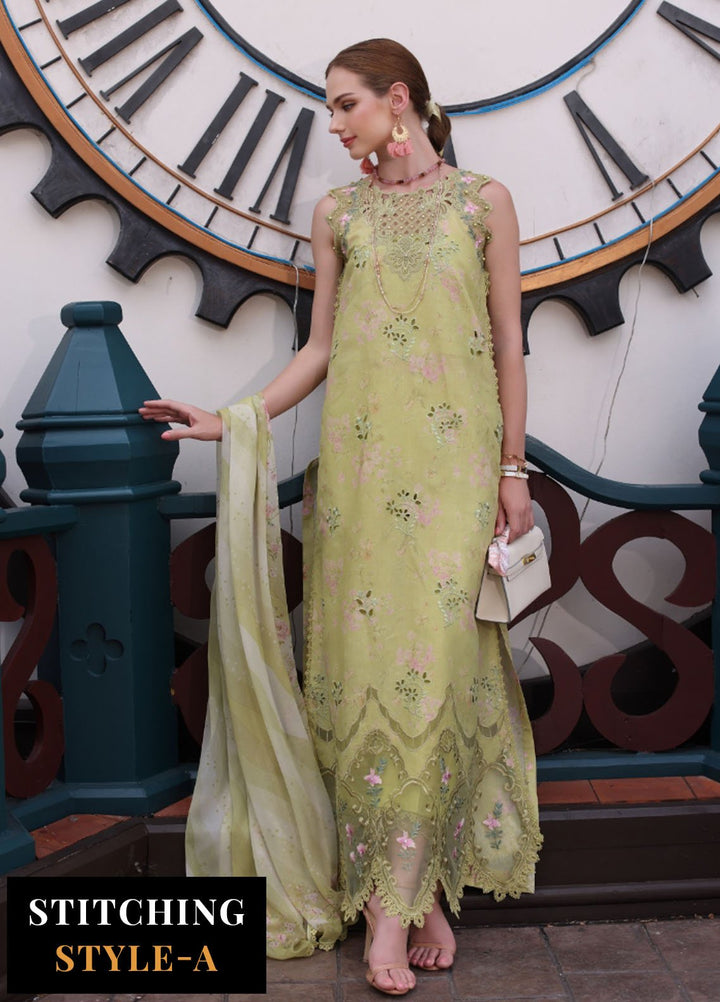 Noor by Saadia Asad Embroidered Lawn Suits Unstitched 3 Piece NSA25EC D-08 - Summer Collection