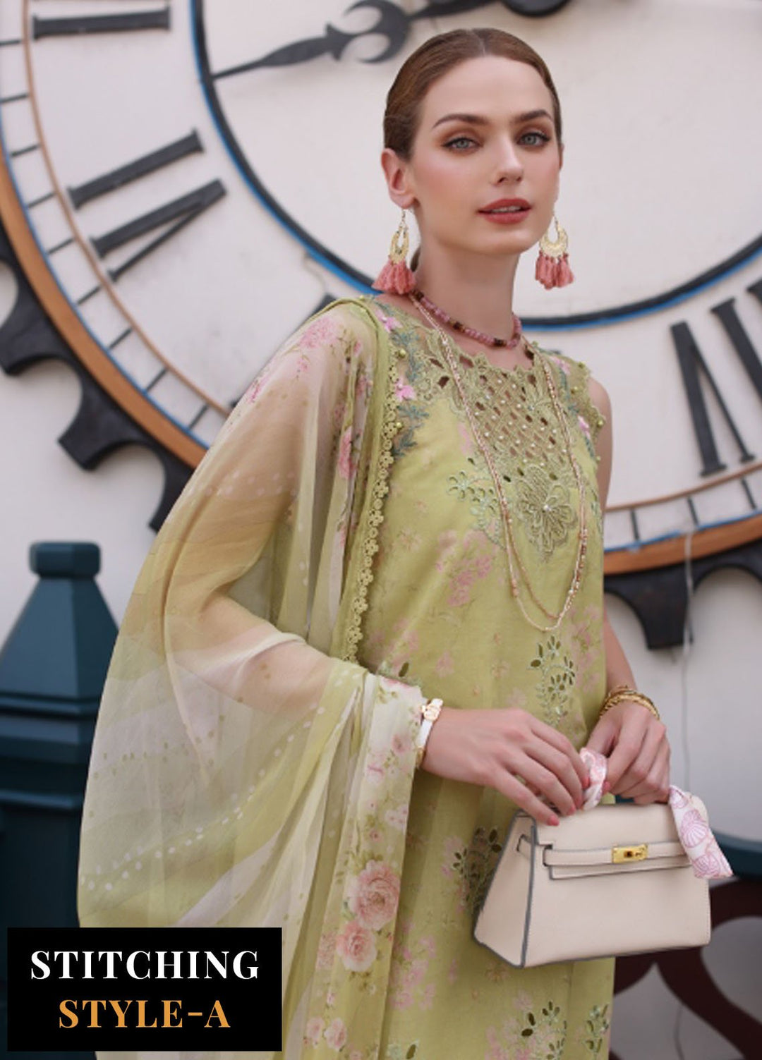 Noor by Saadia Asad Embroidered Lawn Suits Unstitched 3 Piece NSA25EC D-08 - Summer Collection