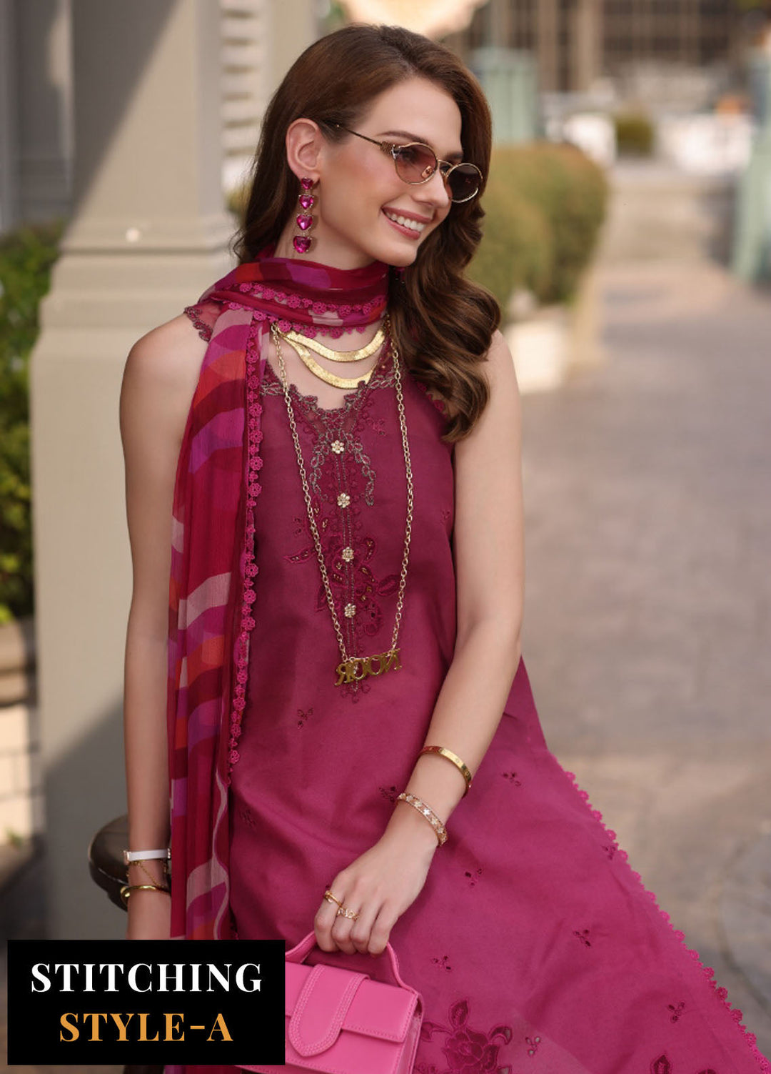 Noor by Saadia Asad Embroidered Lawn Suits Unstitched 3 Piece NSA25EC D-09 - Summer Collection