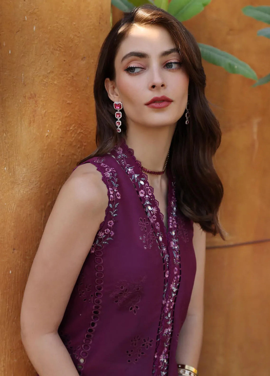 Noor by Saadia Asad Embroidered Lawn Suits Unstitched 3 Piece NSA25EL D2A - Summer Collection