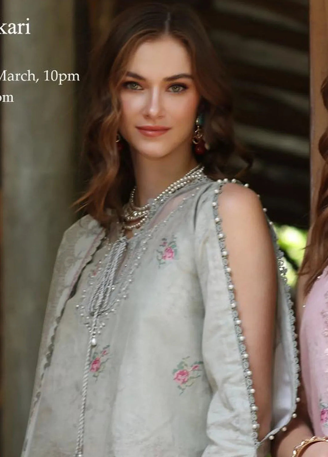 Noor by Saadia Asad Embroidered Lawn Suits Unstitched 3 Piece NSA25EP D2-A - Summer Collection