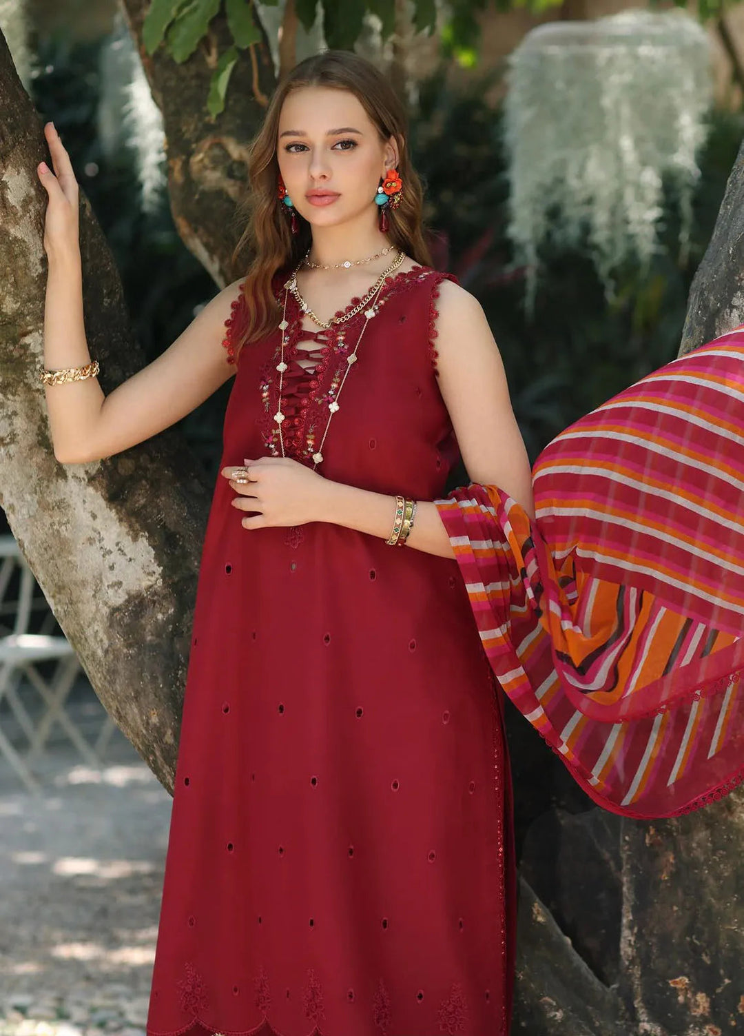 Noor by Saadia Asad Embroidered Lawn Suits Unstitched 3 Piece NSA25EP D3-B - Summer Collection