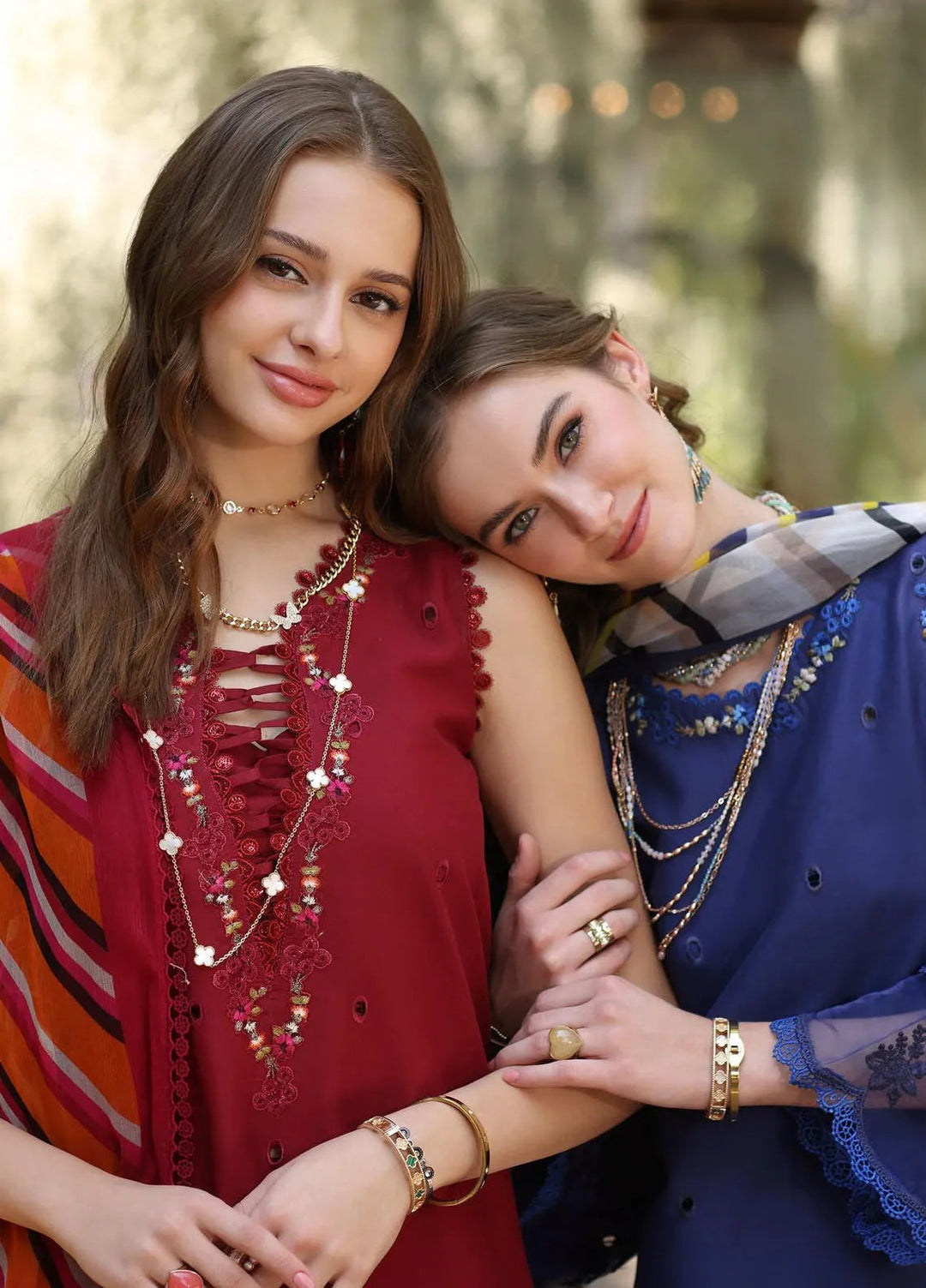 Noor by Saadia Asad Embroidered Lawn Suits Unstitched 3 Piece NSA25EP D3-B - Summer Collection